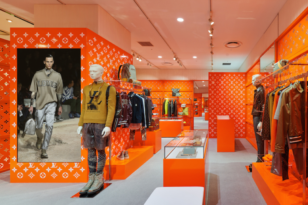 Louis Vuitton collaborates with the NBA in the design of a popup store in  Shibuya  Luxus Plus Mag