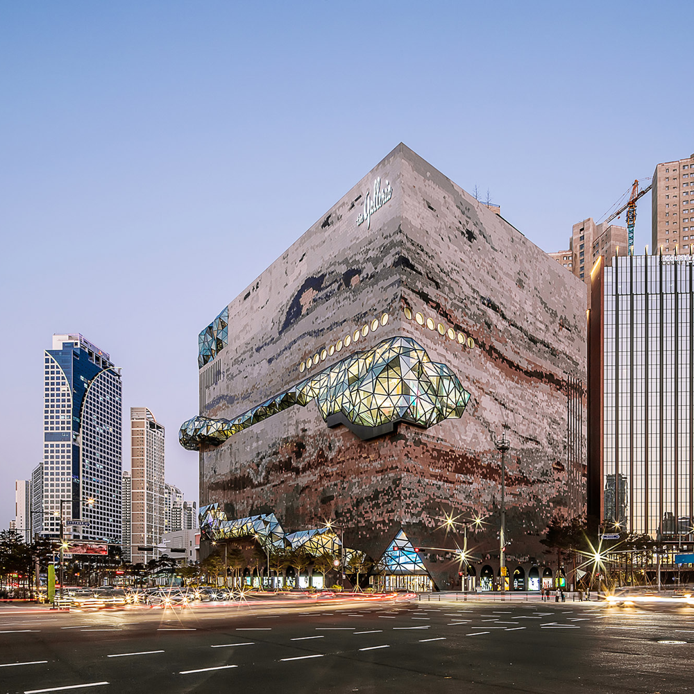 Louis Vuitton Seoul Galleria Men store, Korea