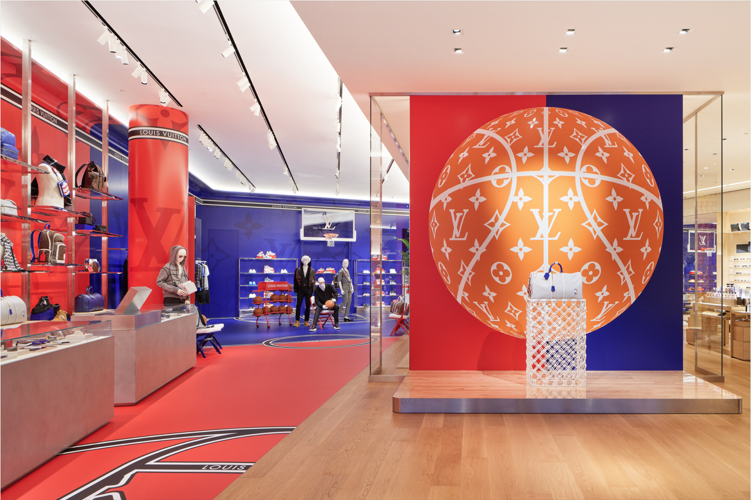 Tokyo: LV x NBA pop-up store