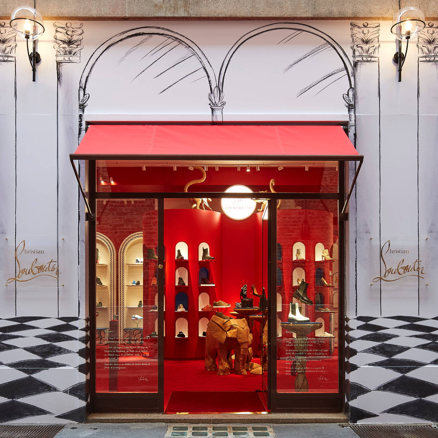 Milan: Christian Louboutin store opening, superfuture® in 2023