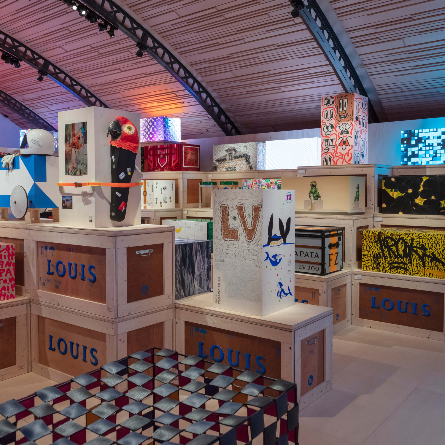 A Tour Through Louis Vuitton's 200 Trunks, 200 Visionaries in Los