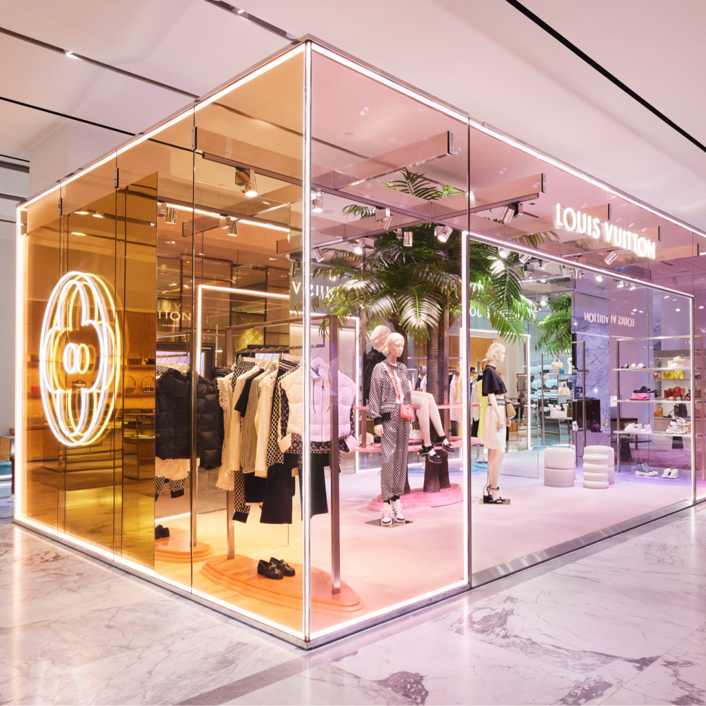 LV Louis Vuitton Boutique Shop Fashion Store Front Editorial