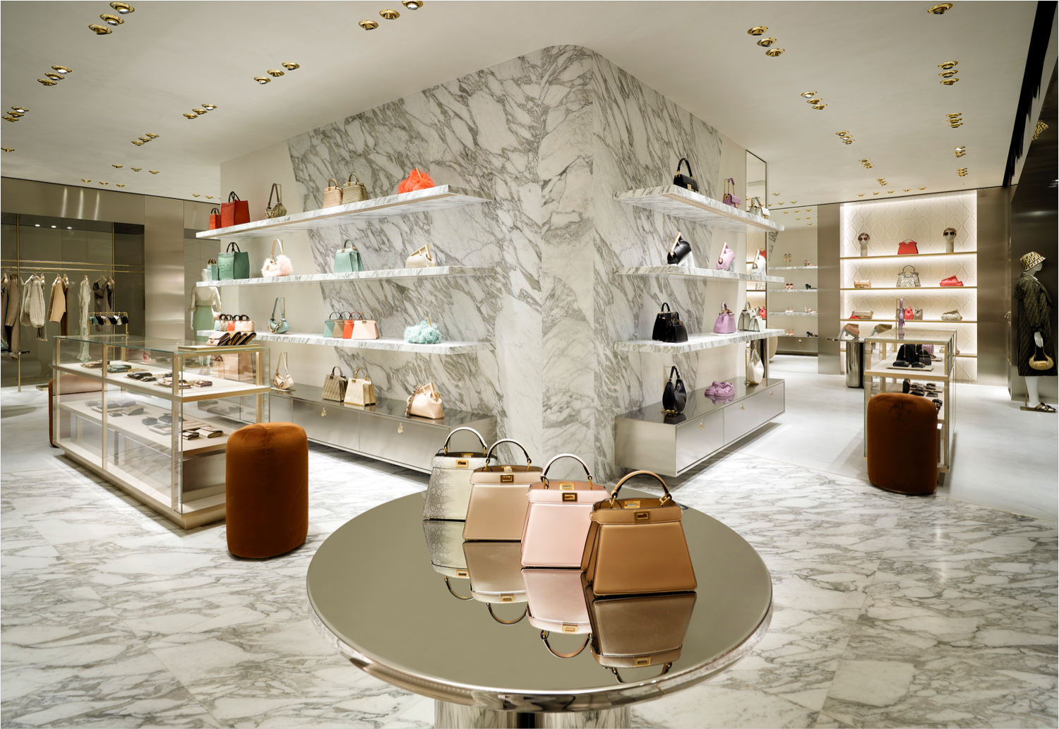 Louis Vuitton Store in a El Corte Ingles Shopping Mall in