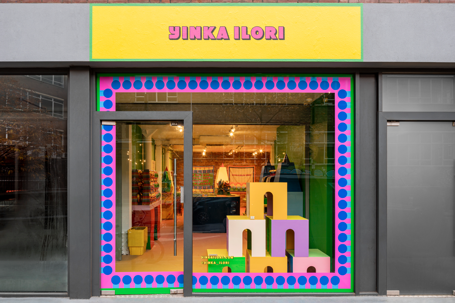 Yinka Ilori's kaleidoscopic pop-up shop injects playfulness back into the  high street