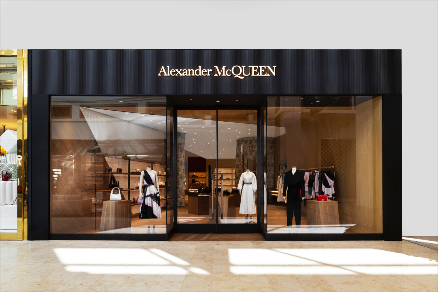 Alexander McQueen Store Window in New York City Editorial